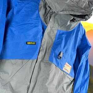 Vintage Nomad Ventflex‎ Jacket Men S Blue Rain Coat Made England UK River Nylon